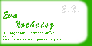 eva notheisz business card